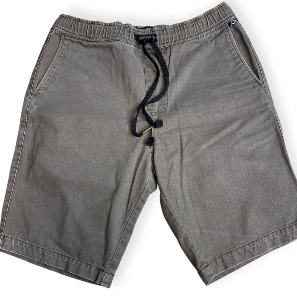 VINTAGE PETROL PREMIUM UTILITARIAN DENIM Men’s Brown Elastic Waistband Drawstrin